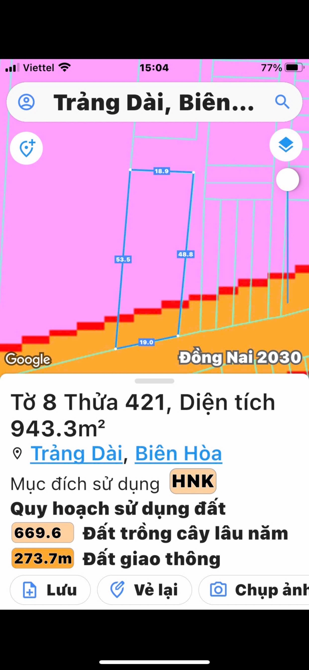 Đất nền khu dân cư Trảng Dài Biên Hòa 943.3m² giá 12.3 tỷ - Đầu tư sinh lời tuyệt vời!