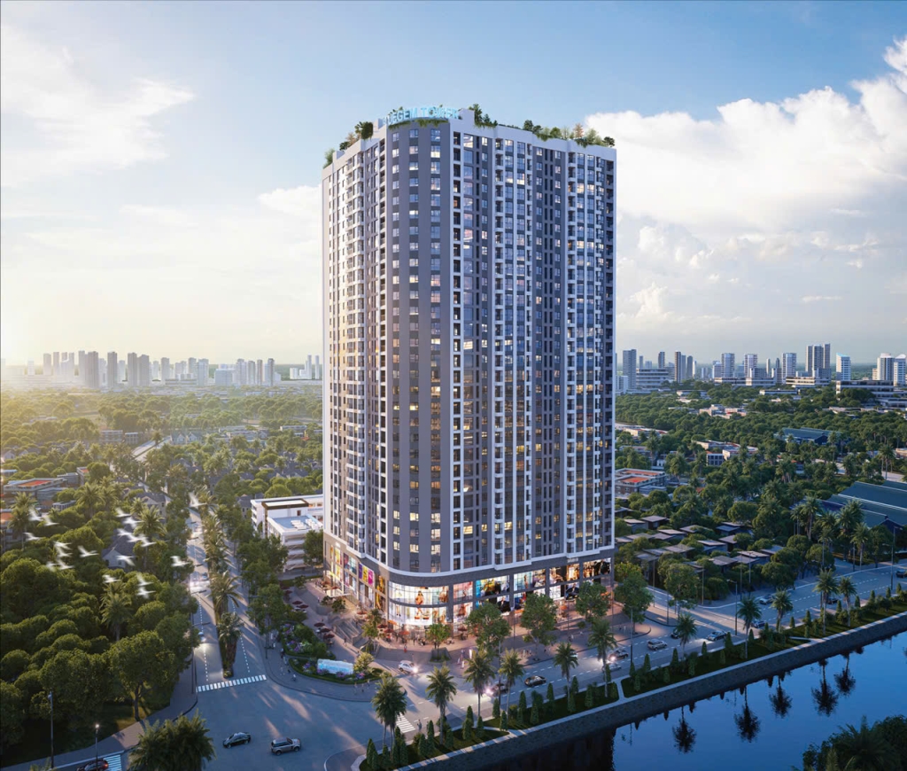 Căn hộ Bluegem Tower Thanh Trì 95m² giá 6 tỷ - Thiết kế hiện đại, view sông tuyệt đẹp!