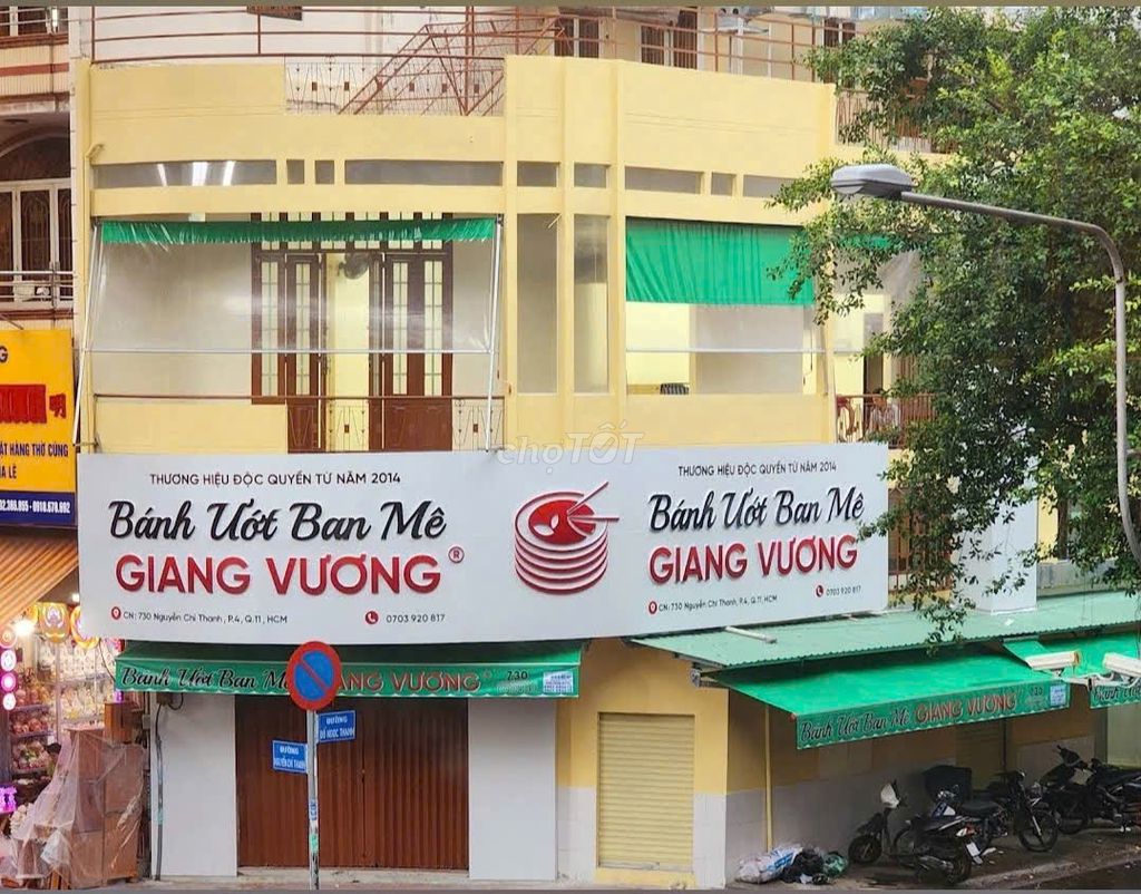 Nhà mới góc 2 mặt tiền Nguyễn Chí Thanh - Đỗ Ngọc Thạch Quận 11, 250m², cho thuê 70 triệu/tháng