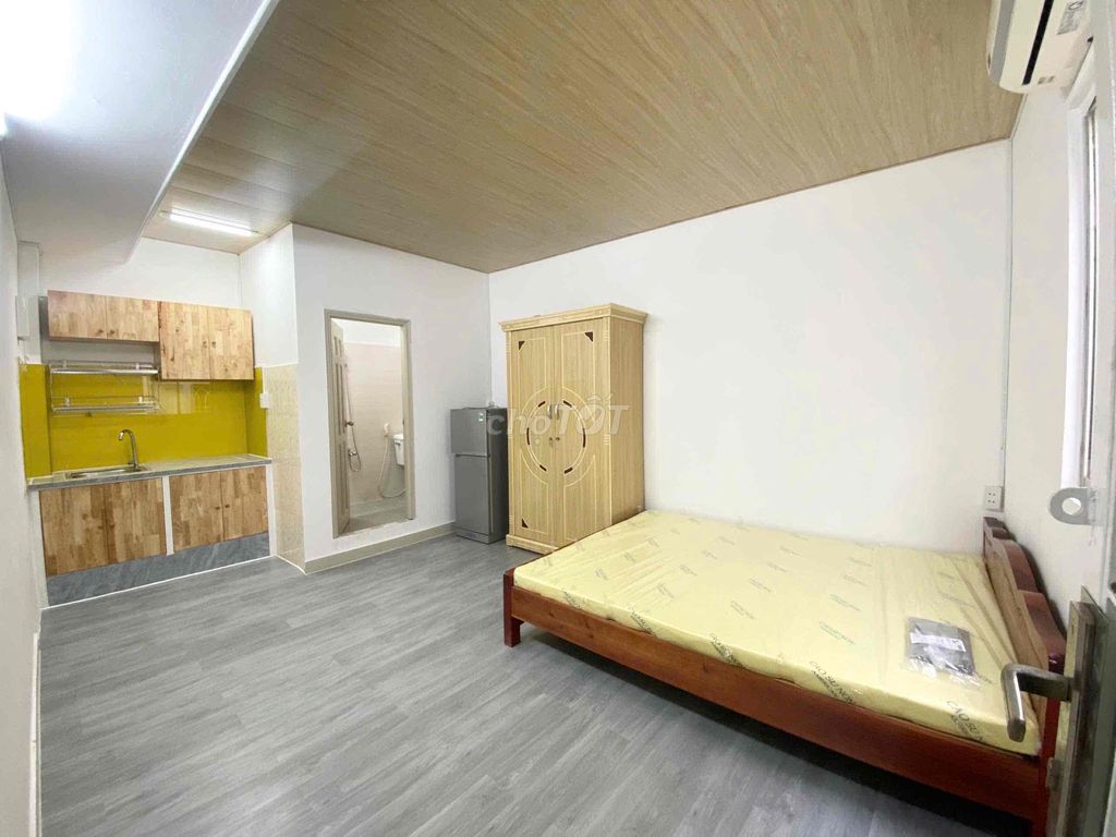 Cho thuê phòng studio Hiệp Nhất, Tân Bình 25m² giá 4.7 triệu - Full nội thất mới 100%