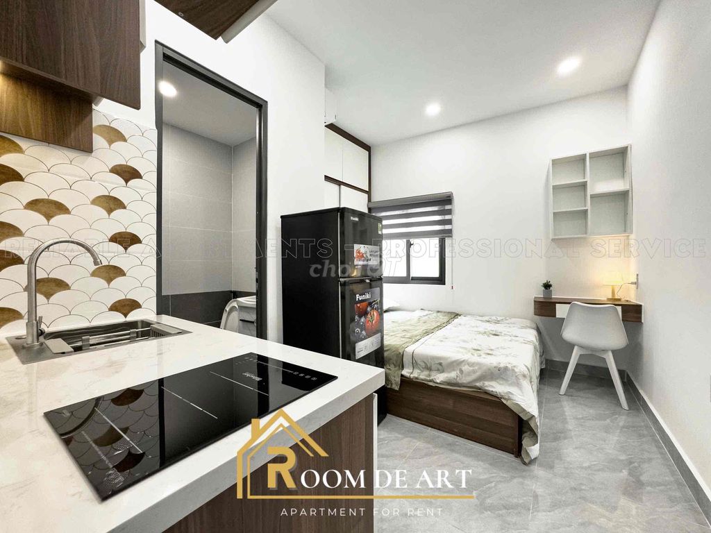 Căn hộ cho thuê Vĩnh Viễn Q10 25m² giá 6.3 triệu - Full nội thất, sân thượng chill