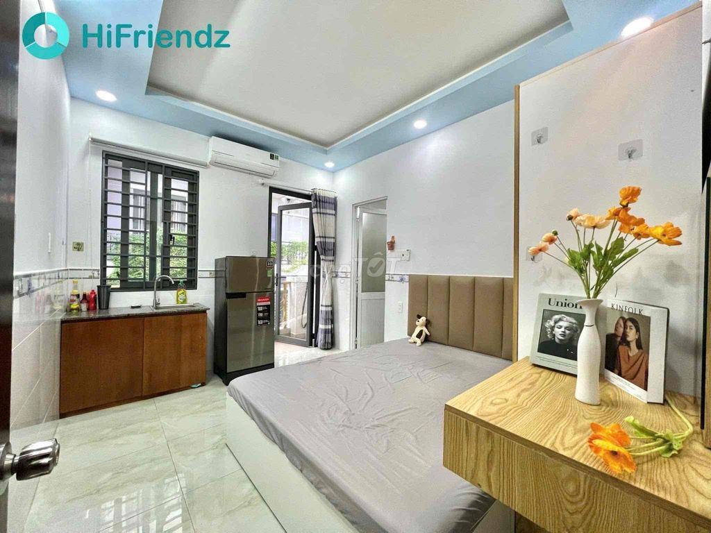 Studio Bancol Mã Lò 27m² giá 3.6 triệu - An ninh 24/7, Full nội thất!