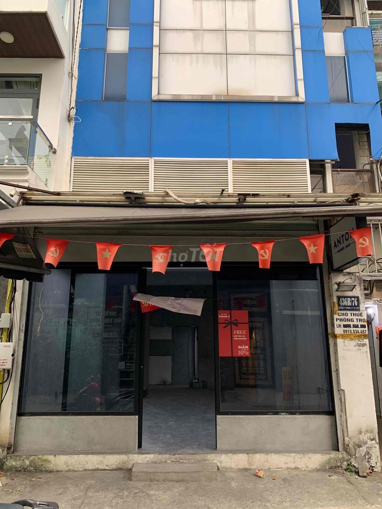 Cho thuê mặt bằng kinh doanh 40m² quận 10 giá 13.5 triệu - Khu dân cư sầm uất