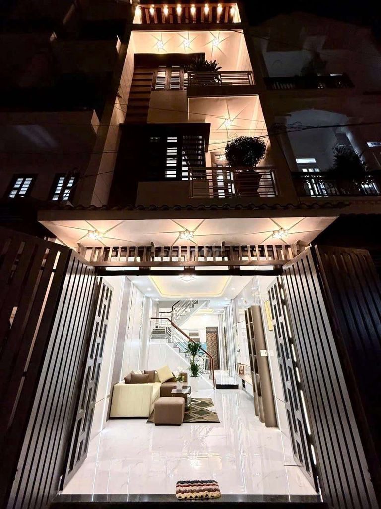 Nhà 4 tầng Hương Lộ 2, Bình Tân 52m² giá 5.8 tỷ - Hẻm ô tô 6m