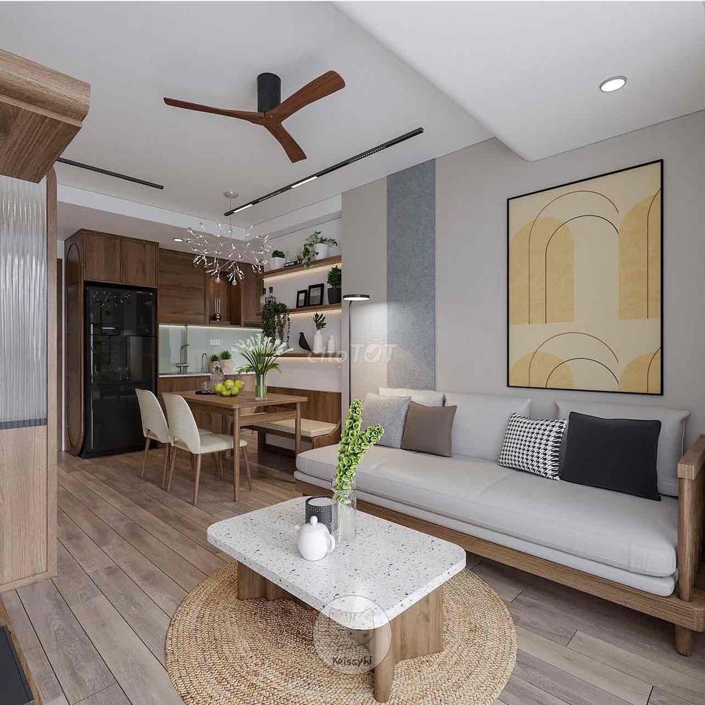 Căn hộ 1 phòng ngủ Thích Quảng Đức 60m² giá 10 triệu - Full nội thất gần sân bay!