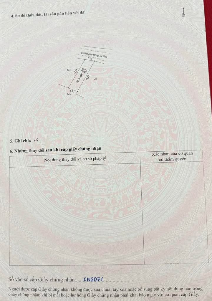 Đất nền Ngõ 28 Hoàng Sâm, Bắc Lý 91.25m² giá chỉ 1.1 tỷ - Đường ô tô tránh nhau!