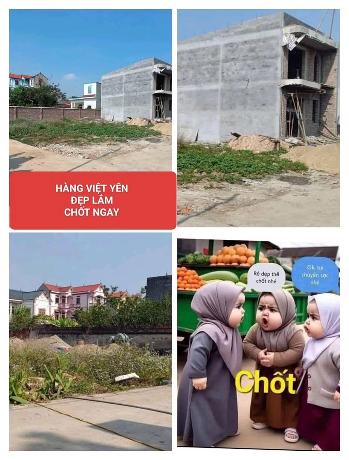 Đất nền Xuân Lạn, Hương Mai, Việt Yên 101m² - Đường ô tô thông thoáng, giá mềm!