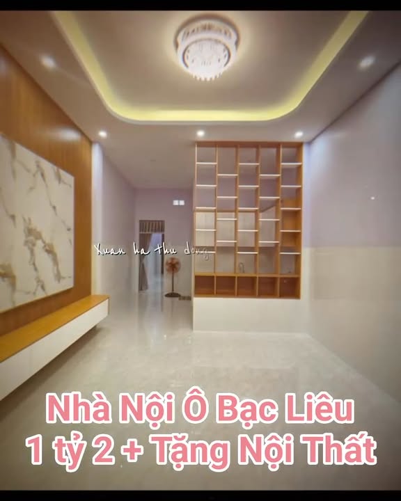 Nhà cấp 4 tại phường Bạc Liêu 60m² giá 1.2 tỷ - Nhà mới 100% chính chủ!