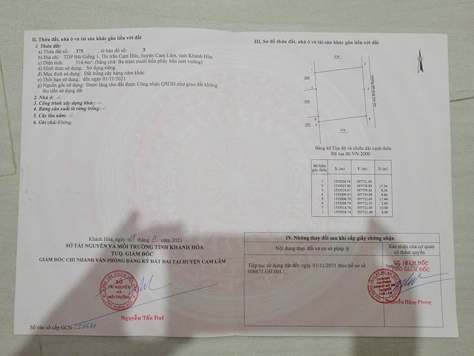 Lô đất Bãi Giếng 1, Cam Đức, 324m², Giá 1.26 tỷ - Cơ hội đầu tư không thể bỏ lỡ!