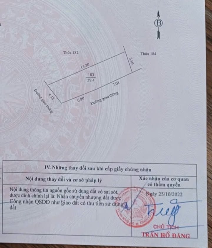 Đất lô góc Nhị Châu, Hải Dương 59.4m² giá 1 tỷ - Cơ hội đầu tư tuyệt vời!