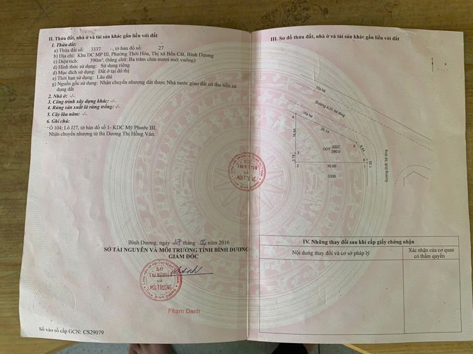 Shophouse Thới Hòa Bến Cát 390m² giá 6.2 tỷ - Đầu tư sinh lời ngay!