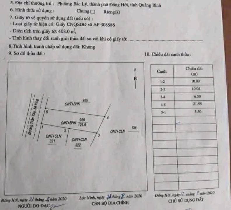 Đất nền mặt tiền Trần Táo, Lộc Ninh 121m² giá 1 tỷ - Cơ hội đầu tư tuyệt vời!