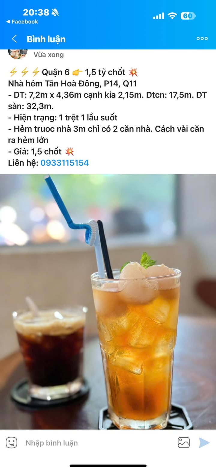 Nhà hẻm Tân Hoà Đông, Quận 11, 17.5m² giá 1.5 tỷ - Sổ hồng chính chủ!