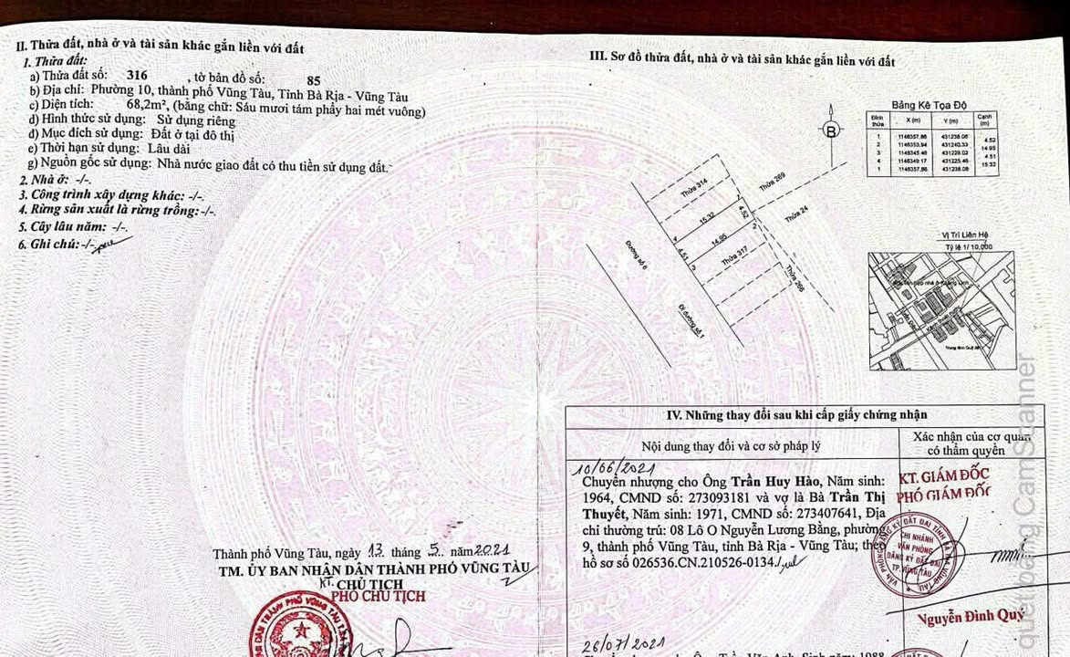 Đất tái định cư phường 10 Vũng Tàu 68m² giá 5.9 tỷ - Sổ đỏ chính chủ sang tên ngay!