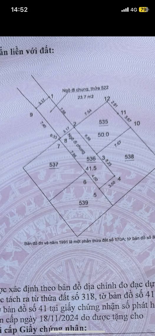 Đất Phúc Lợi Long Biên 50m² giá 7.25 tỷ - Chính chủ bán gấp!