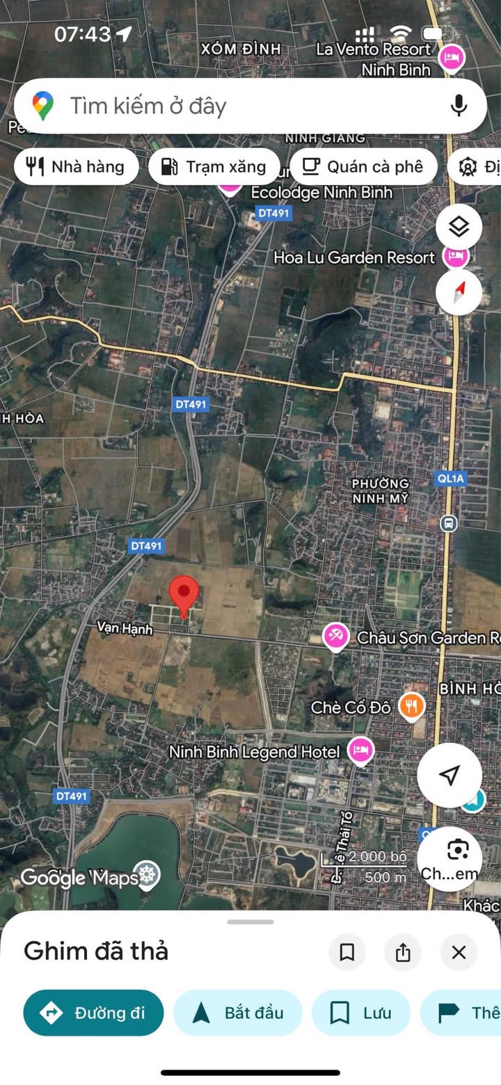 Đất nền Khu Dân Cư Nguyên Ngoại 2, Ninh Bình 172m² giá 6.7 tỷ - Hướng Nam, mặt tiền 8m