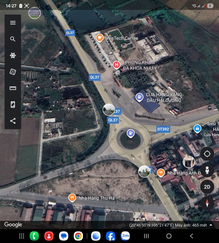 Mặt bằng cho thuê tại Vòng xuyến Nghĩa An, Ninh Giang - Diện tích 6.600m², thỏa thuận giá