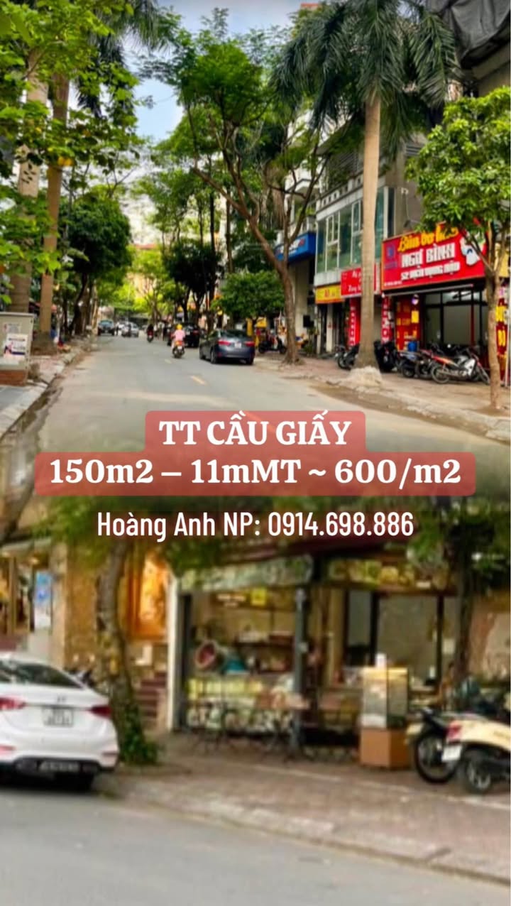 Mặt tiền kinh doanh Dịch Vọng Hậu 150m² giá thỏa thuận - Đầu tư sinh lời ngay!