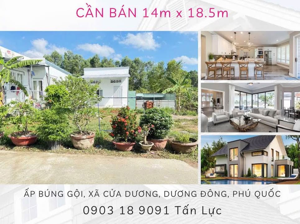 Đất nền 261m² tại Phú Quốc chỉ 1.15 tỷ - Đầu tư sinh lời tuyệt vời!
