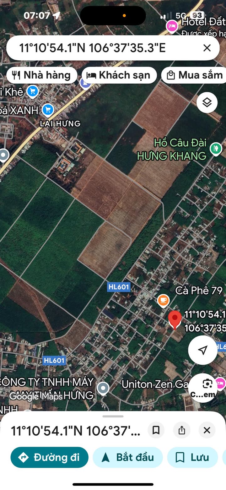 Đất nền Bàu Bàng 924m² giá chỉ 5.3 triệu/m² - Cơ hội đầu tư tuyệt vời!