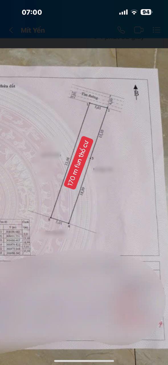 Đất thổ cư Đông Triều 170m² giá 600 triệu - Đầu tư sinh lời ngay!