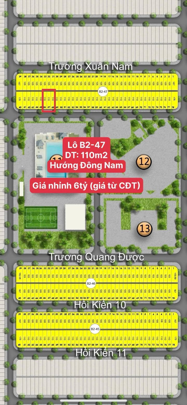 Đất nền 110m² Hòa Quý Đà Nẵng giá 6 tỷ - Đầu tư sinh lời ngay!