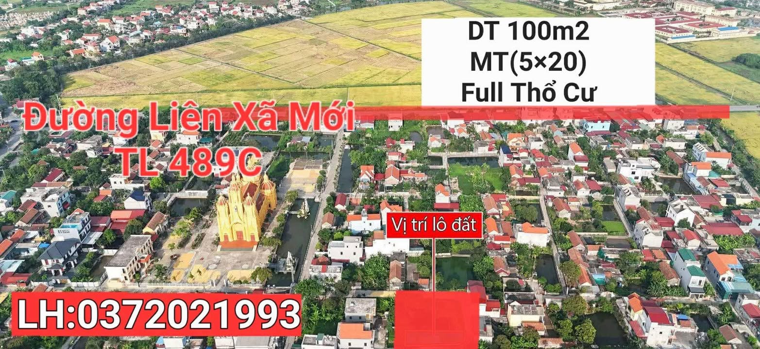 Đất nền chính chủ tại Xuân Ngọc, Xuân Trường 100m² giá chỉ 1 tỷ - Cơ hội đầu tư hấp dẫn!