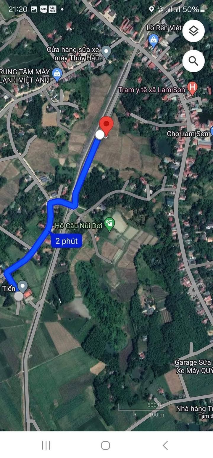 Bán đất nông nghiệp 4 sào tại Minh Tiến, Ngọc Lặc - Giá chỉ 162 triệu