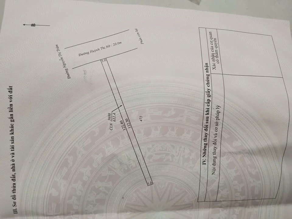 Đất CLN mặt tiền Huỳnh Thị Nở quận Cái Răng 610m² giá 915 triệu - Cơ hội đầu tư tuyệt vời!