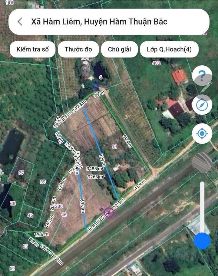 Đất thổ cư Thôn 2 Hàm Liêm 9188m² giá 5.5 tỷ - Cơ hội đầu tư sinh lời!