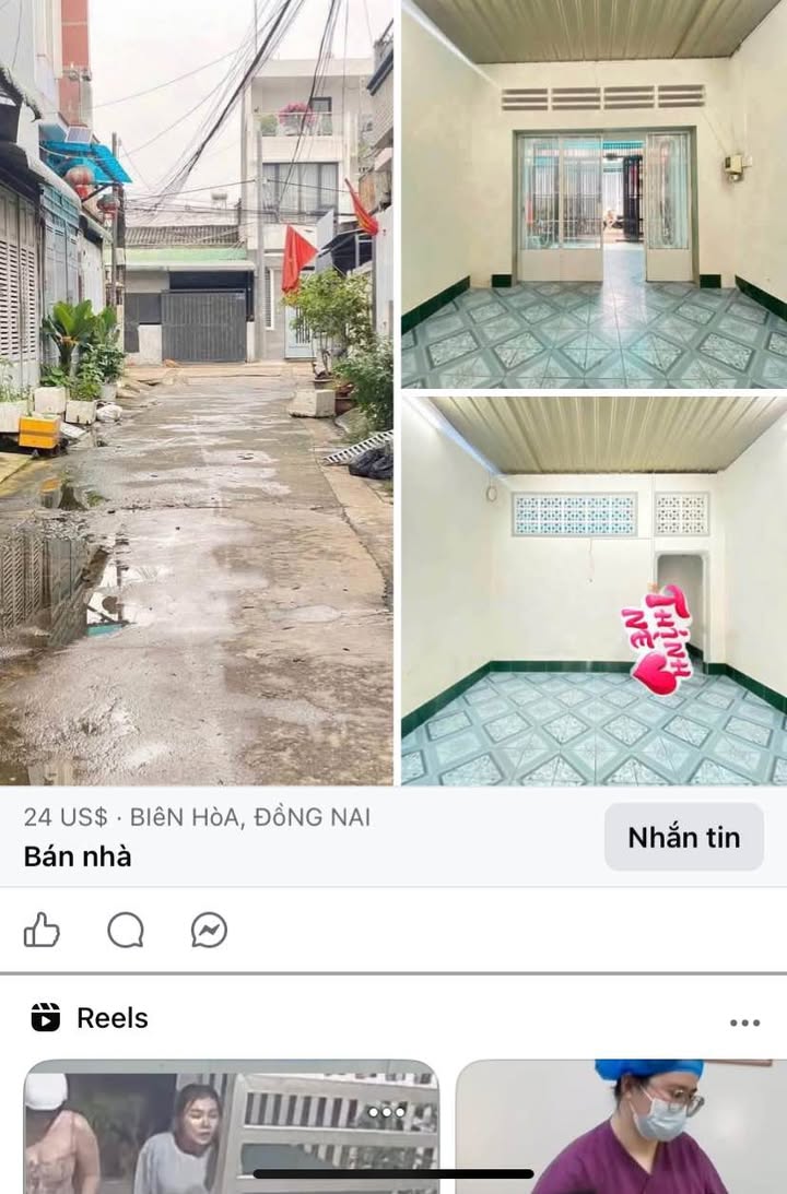 Nhà cấp 4 phường An Bình, Biên Hòa 65m² giá 2.4 tỷ - View sông mát mẻ!