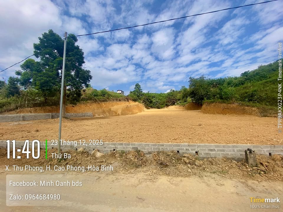 Đất 2 mặt đường Hợp Phong, Cao Phong 4293m² giá 4.293 tỷ - Tiềm năng đầu tư lớn!