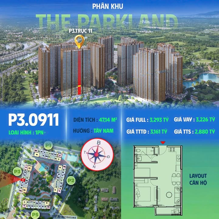 Căn hộ Imperia Ocean Park 2 Hưng Yên 47m² giá 2.98 tỷ - Sở hữu ngay với nhiều ưu đãi!