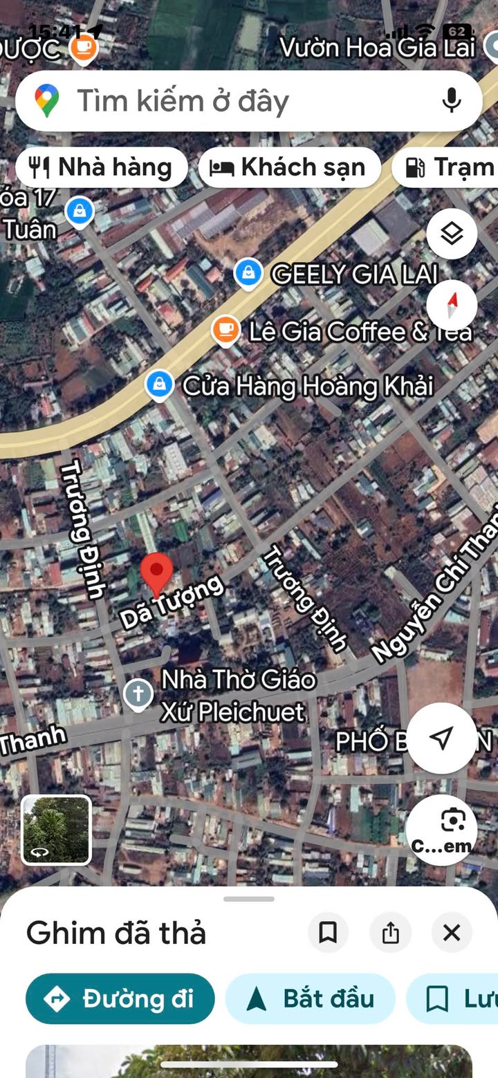 Đất nền mặt tiền Dã Tượng, phường Thắng Lợi, Gia Lai - Giá chỉ 800 triệu