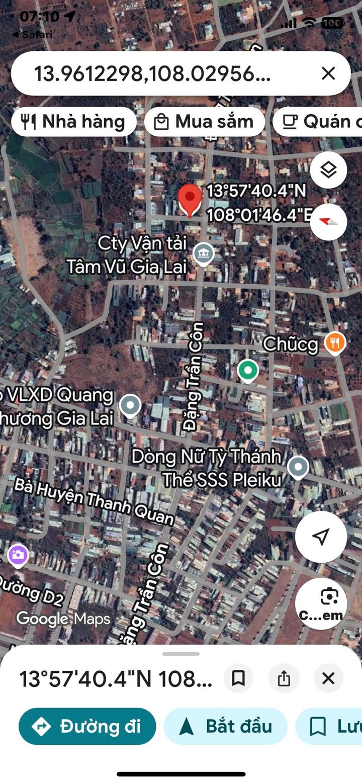 Nhà bán hẻm Đặng Trần Côn, Pleiku 130m² giá 1.2 tỷ - Vị trí thuận lợi, sổ hồng chính chủ!