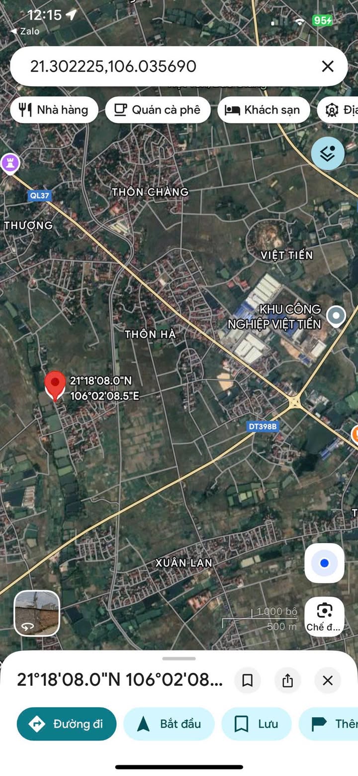 Đất nền tại Hương Mai, Việt Yên, Bắc Giang 218m² giá chỉ 1.2 tỷ - Cơ hội đầu tư hấp dẫn!