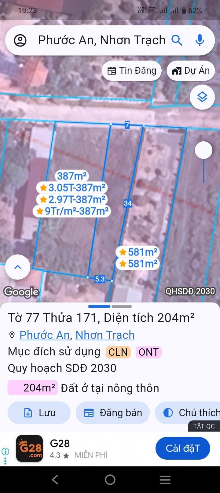 Đất nền Phước An Nhơn Trạch 204m² giá 1.4 tỷ - Sổ hồng chính chủ