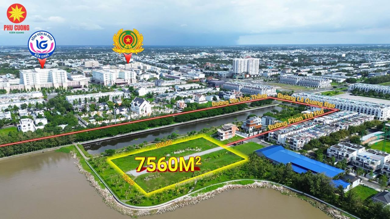 Đất Biệt Thự Đảo Phú Gia Rạch Giá 7560m² - Cơ Hội Đầu Tư Vàng Tại Khu Đô Thị Phú Cường!