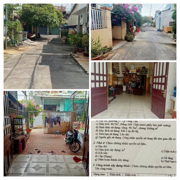 Nhà cấp 4 đường Trần Phú, Vũng Tàu 91m² giá 5.2 tỷ - Hẻm rộng 5.5m thoáng mát!