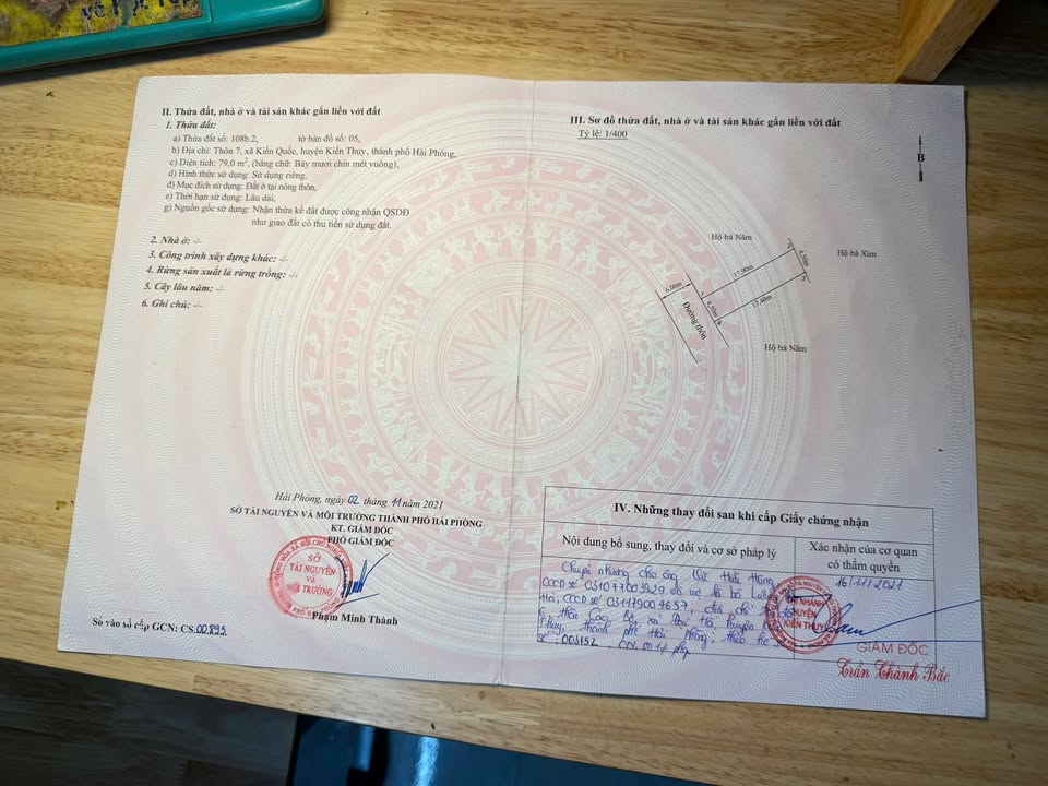 Đất thổ cư xã Nghi Dương, Hải Phòng 79m² giá chỉ 1 tỷ - Sổ đỏ chính chủ, tiện ích đầy đủ!