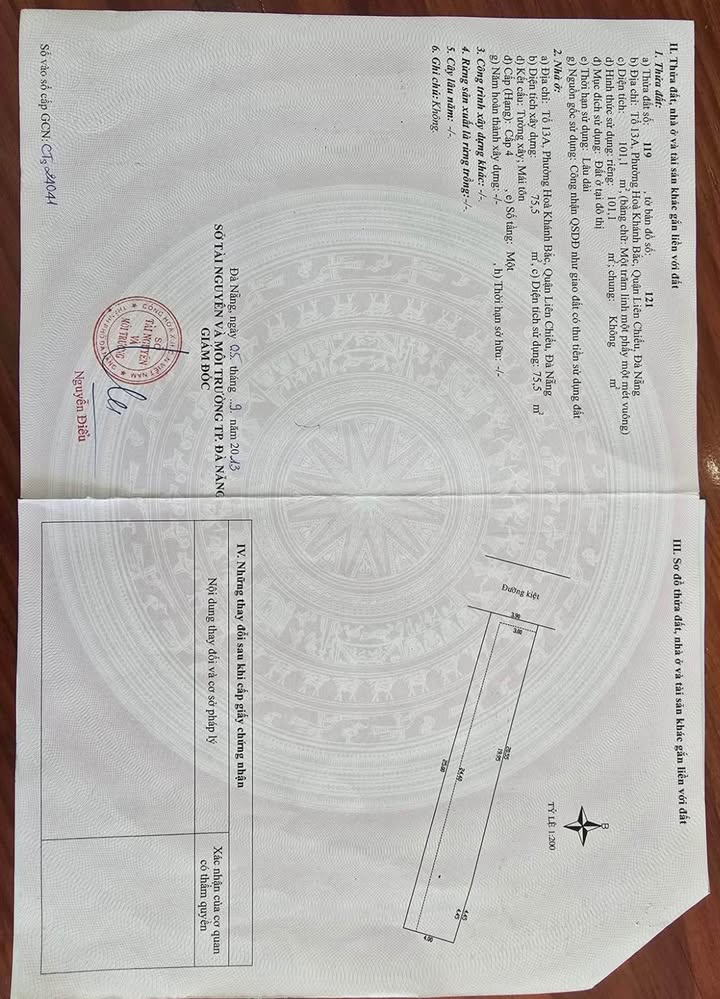 Cặp dãy trọ Lương Bằng, Liên Chiểu, Đà Nẵng 200m² giá 6.29 tỷ - Đầu tư sinh lời ngay!