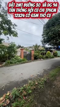 Đất nền Củ Chi 288m² giá thỏa thuận - Sát chợ Việt Kiều, góc 2 mặt tiền