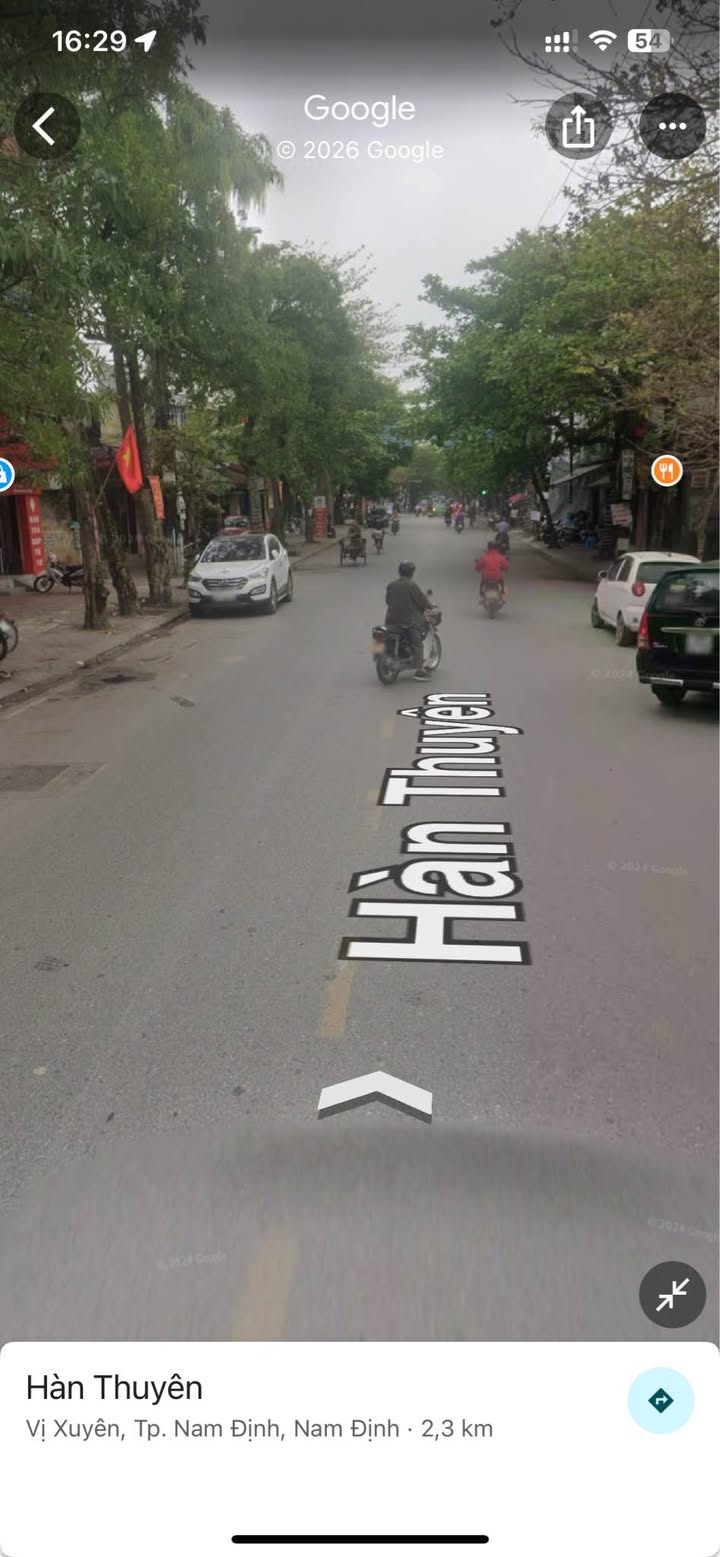 Nhà mặt đường Hàn Thuyên, Nam Định 30m² giá 3 tỷ - Sổ đỏ chính chủ!