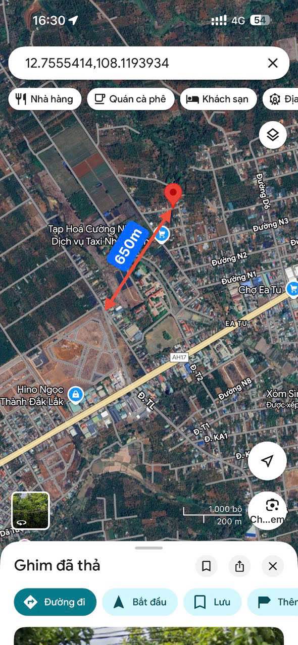 Đất nền mặt tiền đường N10, phường Tân An, 250m² giá 2.3 tỷ - Cơ hội đầu tư tuyệt vời!