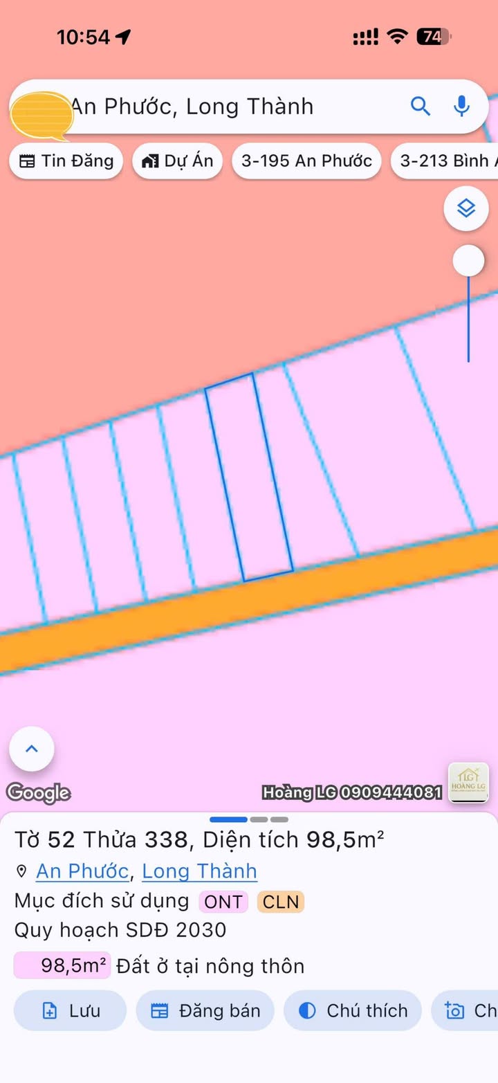 Đất thổ cư An Phước 95m² giá 1 tỷ - Sát trường cấp 2 An Phước!