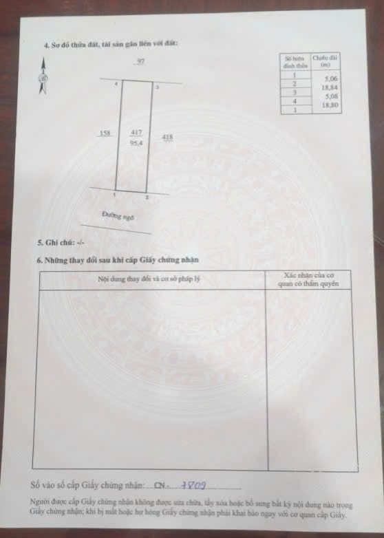 Đất đường Bà Triệu, Lạng Sơn 95m² giá 2.4 tỷ - Vị trí trung tâm, thuận tiện đi lại!