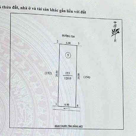 Đất nền khối 6 Quán Bàu 120m² giá thỏa thuận - Vị trí đắc địa gần vòng xuyến!
