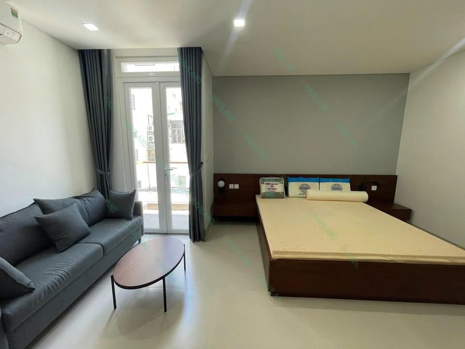 Studio cho thuê đường Núi Thành, Đà Nẵng 6 triệu - Full nội thất, view phố đẹp!