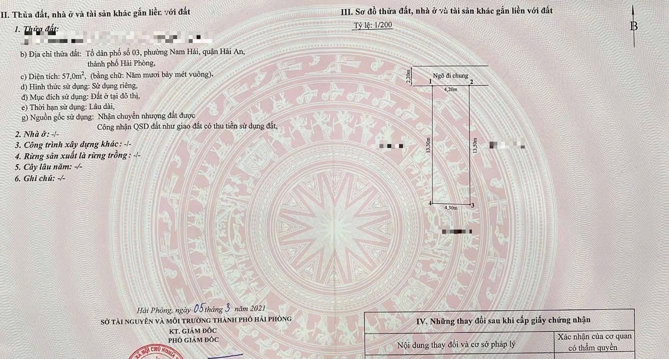 Đất nền phố Nam Hải, Hải An, Hải Phòng 57m² giá 2.9 tỷ - Cơ hội đầu tư hấp dẫn!