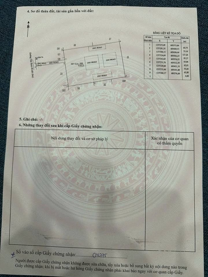 Đất nền Tân Bình Bắc Tân Uyên 11013m² giá chỉ 4 triệu/m² - Cơ hội đầu tư hấp dẫn!